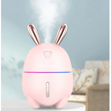 Зайка Увлажнитель воздуха и ночник 2в1 Humidifier, Розовый