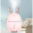 Зайка Увлажнитель воздуха и ночник 2в1 Humidifier, Розовый