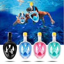 Маска для Подводного плавания Сноркелинга Levand c Креплением для камеры GoPro S/M Turquoise