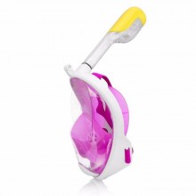 Маска для Подводного плавания Сноркелинга Levand c Креплением для камеры GoPro S/M Pink