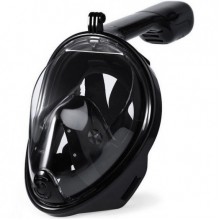 Маска для Подводного плавания Сноркелинга Levand c Креплением для камеры GoPro L/XL Black