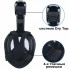 Маска для Подводного плавания Сноркелинга Levand c Креплением для камеры GoPro L/XL Black