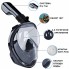 Маска для Подводного плавания Сноркелинга Levand c Креплением для камеры GoPro L/XL Black
