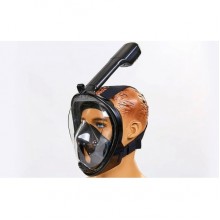 Маска для Подводного плавания Сноркелинга Levand c Креплением для камеры GoPro S/M Black
