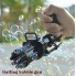 Игрушечный Пулемет генератор мыльных пузырей пистолет PRINCIPLE BUBBLE GUN GATLING машинка автомат електрический пузыремёт для детей Пузырьковая пушка Гатлинга 8 отверстий Black