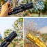 Игрушечный Пулемет генератор мыльных пузырей пистолет PRINCIPLE BUBBLE GUN GATLING машинка автомат електрический пузыремёт для детей Пузырьковая пушка Гатлинга 8 отверстий Golden