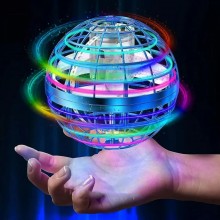 Летающий шар спиннер светящийся FlyNova pro Gyrosphere игрушка мяч бумеранг 95 мм
