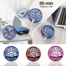 Летающий шар спиннер светящийся FlyNova pro Gyrosphere игрушка мяч бумеранг 95 мм
