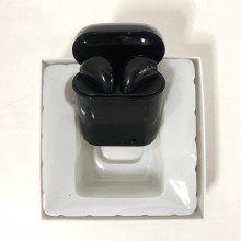Беспроводные стерео наушники блютуз с микрофоном Levand i7 mini TWS спортивные для телефона планшета ноутбука – Stereo Bluetooth гарнитура с кейсом для зарядки, Чёрный