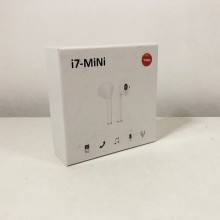 Беспроводные стерео наушники блютуз с микрофоном Levand i7 mini TWS спортивные для телефона планшета ноутбука – Stereo Bluetooth гарнитура с кейсом для зарядки, Чёрный