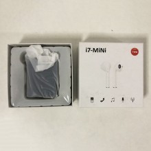 Беспроводные стерео наушники блютуз с микрофоном Levand i7 mini TWS спортивные для телефона планшета ноутбука – Stereo Bluetooth гарнитура с кейсом для зарядки, Чёрный