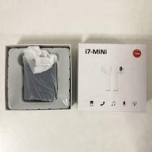 Беспроводные стерео наушники блютуз с микрофоном Levand i7 mini TWS спортивные для телефона планшета ноутбука – Stereo Bluetooth гарнитура с кейсом для зарядки, Чёрный