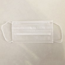 Маски Защитные Медицинские Трёхслойные с мельтблауном, 99.9% защиты, Паянные, Не шитые, 100шт White