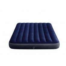 Надувной матрас 152см Intex Classic Downy серии Dura-Beam с двумя подушками и ручным насосом