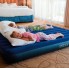 Надувной матрас 152см Intex Classic Downy серии Dura-Beam с двумя подушками и ручным насосом