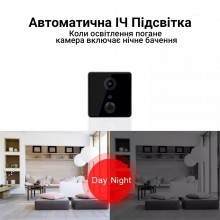 Камера видеонаблюдения с записью Ztour WD13 Мини 2 Мп под СИМ 4G 3G Датчик движения