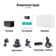 Камера видеонаблюдения с записью Ztour WD13 Мини 2 Мп под СИМ 4G 3G Датчик движения