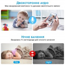 Камера видеонаблюдения с записью Vstarcam CB72 Мини 2 Мп под СИМ 4G 3G Датчик движения 