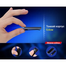 Мини диктофон c MP3 плеером Savetek 500 8 Гб 18 часов записи