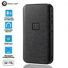 Диктофон с функцией повербанка Digital Lion RP-01m 32Гб с магнитом и активацией голосом