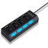 USB хаб hi-speed Digital Lion P-4 черный с переключателем (4USB)