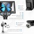 Цифровой микроскоп на штативе GAOSUO G1200HD с 7" LCD экраном и подсветкой, увеличение до 1200X
