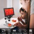 Цифровой микроскоп на штативе GAOSUO G1200HD с 7" LCD экраном и подсветкой, увеличение до 1200X
