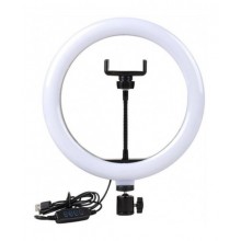 Кольцевая LED лампа/Селфи кольцо 32 см Digital Lion с держателем для телефона и тремя режимами освещения с пультом