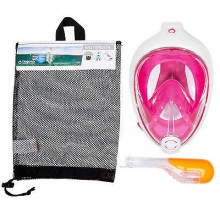 Дайвінг маска Tribord Easybreath Pink для підводного плавання (сноркелинга) c кріпленням для камери GoPro